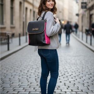 Juicy Couture Black and Pink Women's  Backpack NWT